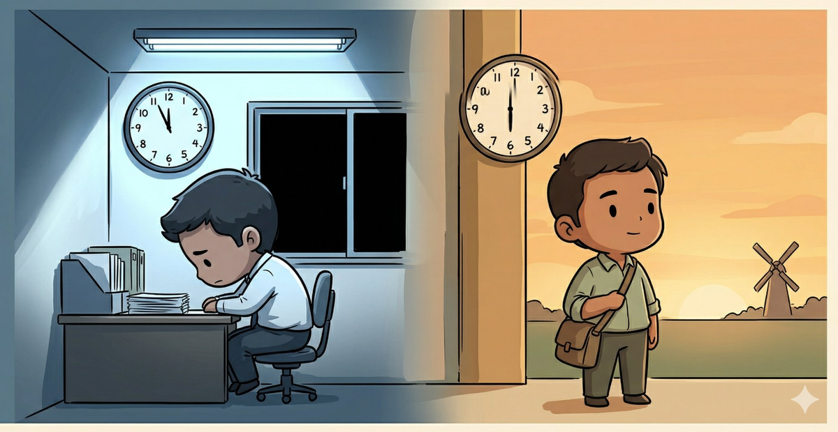 A tropical boy arriving in the Netherlands — two worlds, one move